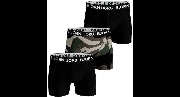 Björn Borg - Heren - Boxershort Core 3-Pack - Multicolour/Zwart - Maat M