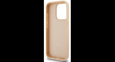 DKNY Checkered Printed Stripe Back Case - Geschikt voor Apple iPhone 14 Pro (6.1") - Roze