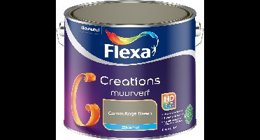 Flexa - Creations Muurverf Zijdemat - Camouflage Green - Creations - 2.5 L