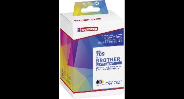 Edding Inktcartridge vervangt Brother LC-970BKCMY Compatibel Combipack Zwart, Cyaan, Magenta, Geel EDD-709 18-709