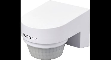 Sygonix SY-6733030 PIR-bewegingsmelder Wand, Oppervlakmontage 240 ° Relais Wit IP65
