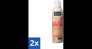 2 x Kneipp - Douche schuim - Body & Mind Balance - Iris & Vetiver - 200 ml - Douche Foam - Ontspanning - Balans - Iris - Vetiver
