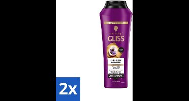 Gliss Shampoo Full Hair Wonder - 250 ml - Voordeelverpakking - 2 stuks