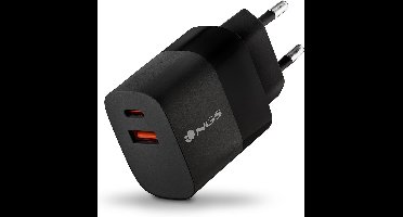 Ultrasnelle wandlader met 2 USB-C poorten en USB-A | Compact en Draagbaar voor Smartphones, Tablets en Laptops