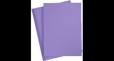 Gekleurd Karton, A5, 180 gr, donkerpaars, 1x100vel