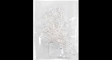 Oorbellen,  25 mm, verzilverd, SP, 30 stuks