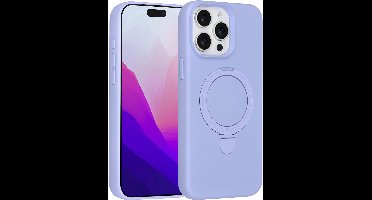 TUNIQ telefoonhoesje voor Apple iPhone 15 Pro Max - MagSafe met ringstand - Lila