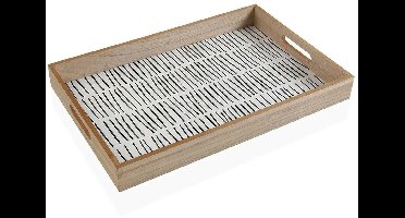 Snackdienblad Versa New Lines Hout MDF (30 x 5 x 45 cm)