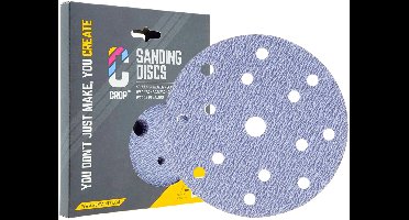 CROP Purple Ceramic Schuurschijf 150mm korrel 220 - 10 stuks