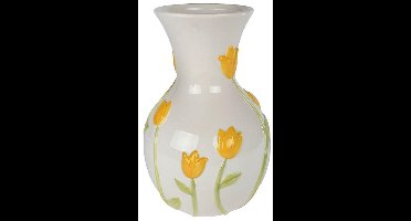 Vaas Tulipe decoratief speelgoed multicolor karton 18,5x28cm.