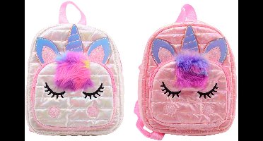 Johntoy eenhoorn rugzak - kinderrugtas unicorn 2 varianten.