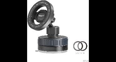 Ntech - Telefoonhouder Auto - Magnetische GSM Houder NT-03 - telefoonhouder auto zuignap / dashboard - Vacuüm Telefoonhouder - auto accessoires– Samsung A56/A26/ S25 FE/A17/A16/S24 Ultra / S24 FE / iPhone 17 / 17 Pro / 15 / 15 Pro / 16 / 16 Pro Max