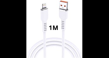 Ntech Kabel - Oplaadkabel geschikt voor iPhone - 1m - Kabel geschikt voor lightning naar USB A soft Silicone Lader kabel