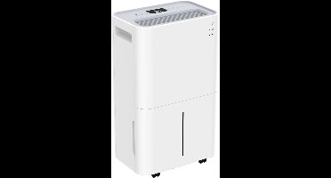 YUCONN FlowPro25 Luchtontvochtiger en Luchtreiniger - Ontvochtigt Tot 25L Per Dag - Was-droog Functie - Geschikt voor Slaapkamer, Badkamer, Woonkamer en Kelder - Dehumidifier - Wit