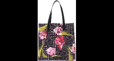 Ted Baker schoudertas shopper Floral Printed Icon Bag Black veelkleurig
