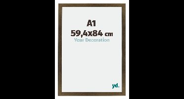 Your Decoration - Puzzellijst 59,4x84 cm - Brons Decor - Puzzellijst 1500-2000 stukjes - MDF Fotolijst - Mura