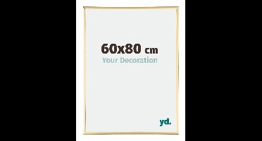 Your Decoration - Puzzellijst 60x80 cm - Goud - Puzzellijst 1500-2000 stukjes - Aluminium Fotolijst - Kent