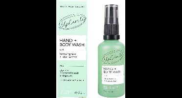 UpCircle - Hand + Body Wash - Upcycled Kiwiwater + Citroengras - Voor Alle Huidtypes - Vegan - Reisformaat - 50 ml