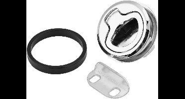 Flush Pull Hatch - Roestvrijstalen Flush Pull met Kliksluiting voor RV Marine Boot - Duurzaam en stijlvol ontwerp