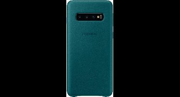 Samsung Lederen Cover - voor Samsung Galaxy S10 - Groen