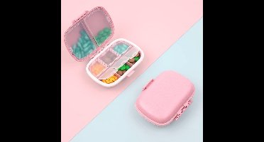 Pillendoos Klein voor 7 Dagen - Draagbare Medicijnbox met 8 Vakken en Vochtbestendige Sluiting - Perfect voor Reizen en Dagelijks Gebruik