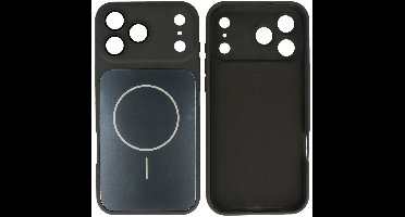 MagSafe Telefoonhoes – Shockproof Case met Camera Bescherming – Geschikt voor iPhone 17 Pro Max - Zwart