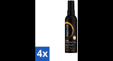 4 x Syoss - Curls - Haarspray - Veerkrachtige Krullen - 150 ml - Haarspray Krullen - Krullen Definieren - Pluisvrij Haar - Vitaminecomplex - Panthenol