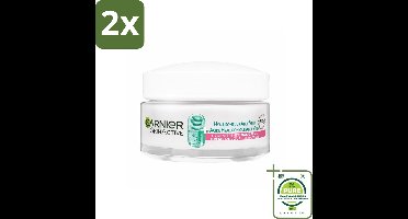 Garnier - SkinActive - Dagcrème - Hyaluronzuur & Aloë Vera - Hydraterend - 50 ml - Voordeelverpakking - 2 stuks - Dagcrème - Hyaluronzuur