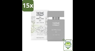 15 x Therme - Zen White Lotus - Eau de Parfum - Verfrissend- 30ml - Grootverpakking - Parfum - Witte Lotus - Zen - Wellness - Rust