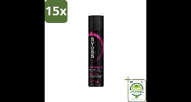 15 x Syoss - Ceramide - Haarspray - Herstelt Haarvezels - 300 ml - Grootverpakking - Haarspray - Styling - Haarverzorging - Haarherstel - Ceramide