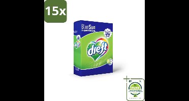 15 x Dreft - Wasmiddel Poeder - Professional - Efficiënte reiniging - 83 Wasbeurten - Grootverpakking - Waspoeder - Vlekkenverwijderaar - Professioneel Wasmiddel - Krachtige Was - Langdurige Frisheid