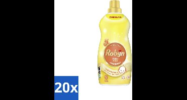 20 x Robijn - Klein & Krachtig Zwitsalgeur - Vloeibaar Wasmiddel - 34 Wasbeurten - 1,19 L - Kleur Behoud - Gekleurde Was - Zwitsalgeur - Vloeibaar Wasmiddel - Biologisch Afbreekbaar