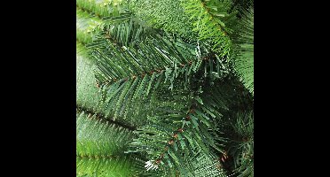 Premium kunstkerstboom 180 cm – veelkleurig, opvouwbaar, PVC sparrenlook, stevige metalen voet, onverlicht – perfect voor woonkamer, kantoor en hotel