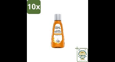 10 x Guhl - Shampoo Mini - Intensieve Stevigheid - 50 ml - Grootverpakking - Haarversterking - Intensieve Stevigheid - Fijn Haar Verzorging - Haarbreuk Verminderen - Volume Voor Fijn Haar