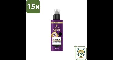 15 x Gliss - Scalp & Root Activator - Siliconenvrij - Voor Gezonde Hoofdhuid - 100 ml - Grootverpakking - Haarwortel Activator - Haarschade - Haar Groei - Haar Activator - Gevoelige Hoofdhuid