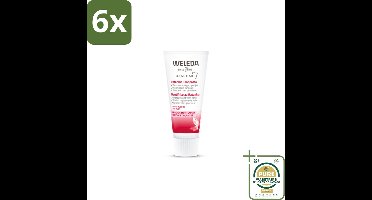 WELEDA - Tandpasta - Ratanhia - 75 ml - Voordeelverpakking - 6 stuks - Natuurlijke tandpasta - Fluoridevrij