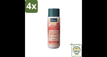 Kneipp - Douchegel - Body & Mind Balance - 200 ml - Voordeelverpakking - 4 stuks - Vetiver - Ontspannend