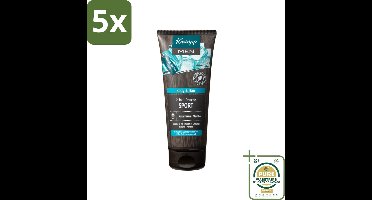 5 x Kneipp - Sport Douche 2‑in‑1 - Men - 200 ml - Grootverpakking - Sport Douche - Herstel Na Sporten - Verkoeling Na Sporten - Menthol Douche - Rozemarijn Shampoo