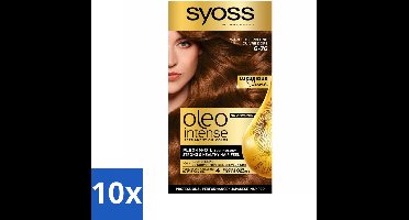 Syoss Oleo Intense - Haarverf - 6-76 - Warm Koperblond - 115ml x 10