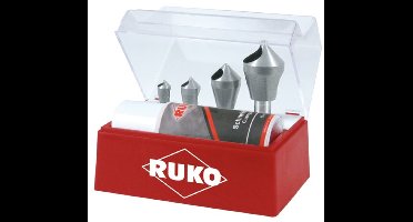 Verzinkset (Verzinkers) RUKO 102310E Snelstaal (HSS) 4 Onderdelen