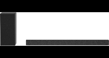 LG SP7.DEUSLLK soundbar luidspreker Zwart, Zilver 5.1 kanalen 440 W