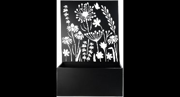 Design bloembak voorzien van vogel, bloemen of hertendesign