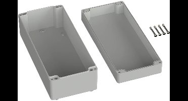 TRU COMPONENTS TC-9065708 Industriële behuizing 340 x 150 x 120 ABS Grijs-wit (RAL 7035) 1 stuk(s)