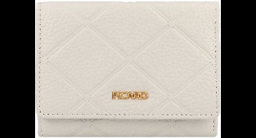 Picard Portemonnee RFID-bescherming Leer 12.5 cm - Dames - Horizontaal - white lily