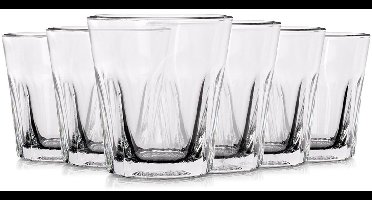 Excellent Houseware - Glazen Borrelglaasjes - 40 ml - Set van 6 - Vaatwasserbestendig