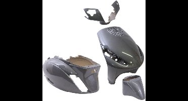 Plaatset 4-delig Edge voor Piaggio Zip/Zip 2000 2T/4T vanaf bouwjaar 2000 - anthraciet