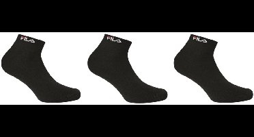 Fila Sokken 3-pack Bamboe Uni Zwart 35-38 - 35/38