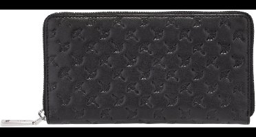 JOOP! Leren Portemonnee Leggero Stampa Yura Purse Black Zwart