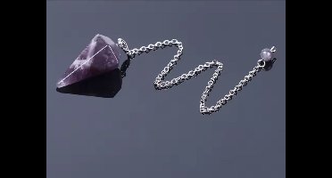 New Age Devi - Amethist Pendel - Facet Spiritueel Pendelen - Edelsteen