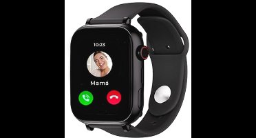 SaveFamily SaveWatch Plus 4G Kids Smartwatch Calling, Video, Face ID, Adjustable Straps, UltraSlim, Backgrounds, Music, Bluetooth, App Store (Black is Black)